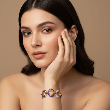 Violet Haze Links Bracelet