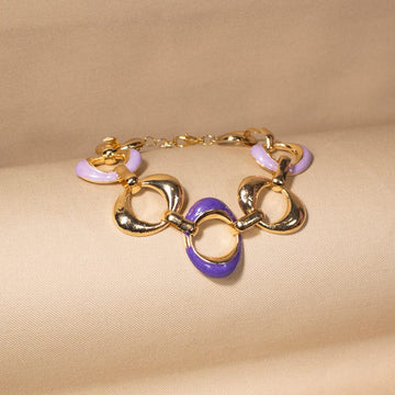 Violet Haze Links Bracelet