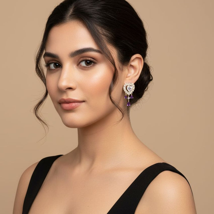 Vows Drop Earrings - Edgy Collection