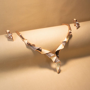 Waves MOP Necklace Set