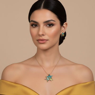 Wish Upon a Star Pendant Set-Edgy Collection