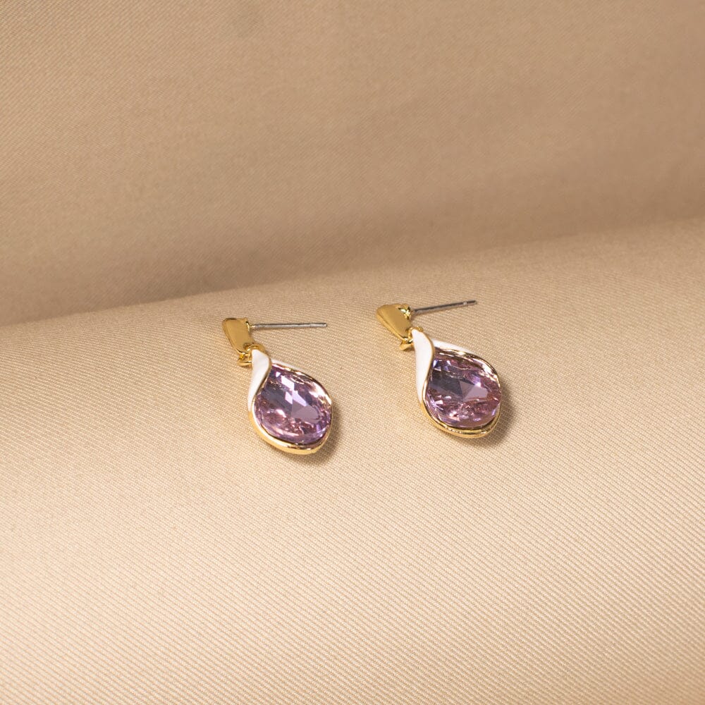 Purple Passion Drops Pendant Set