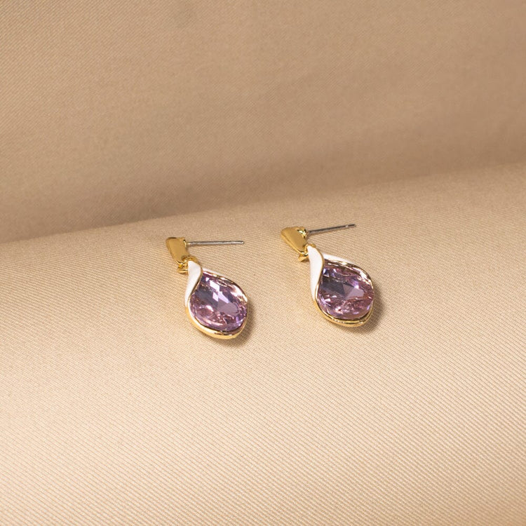 Purple Passion Drops Pendant Set