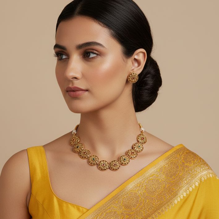 Zareen Necklace Set - Sparsh Collection