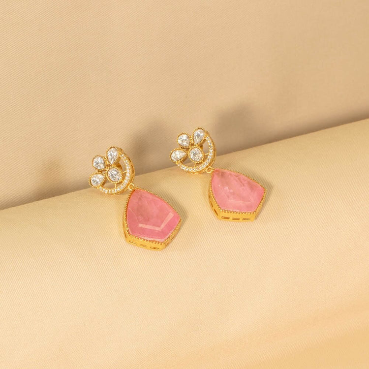 Zaruna Choker Set - Pink - Pratha Collection