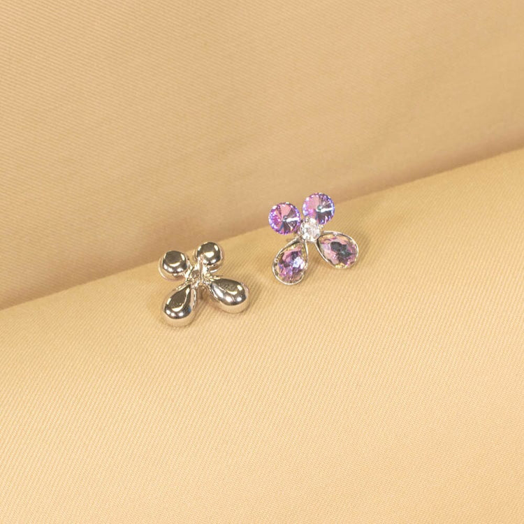 Zoobi Butterfly Crystal Studs - Glitterati Collection
