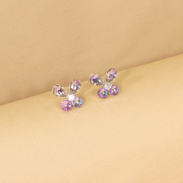 Zoobi Butterfly Crystal Studs - Glitterati Collection
