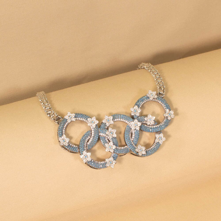 Zyra Luxury Necklace Set -  Glitterati Collection