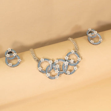 Zyra Luxury Necklace Set -  Glitterati Collection