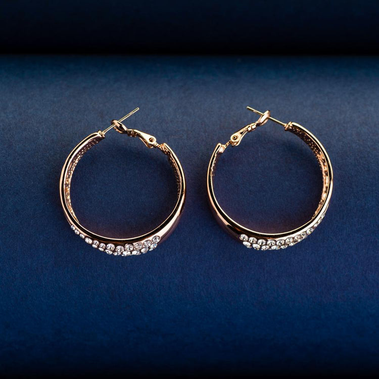 Aztec Hoop Earrings - Round