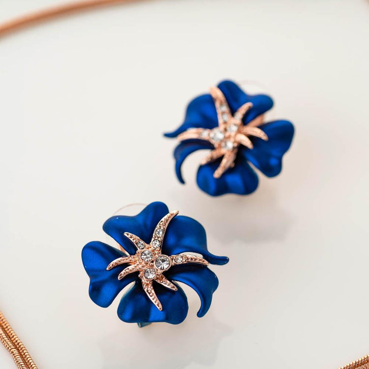 Blue Ivy Pendant Necklace Set