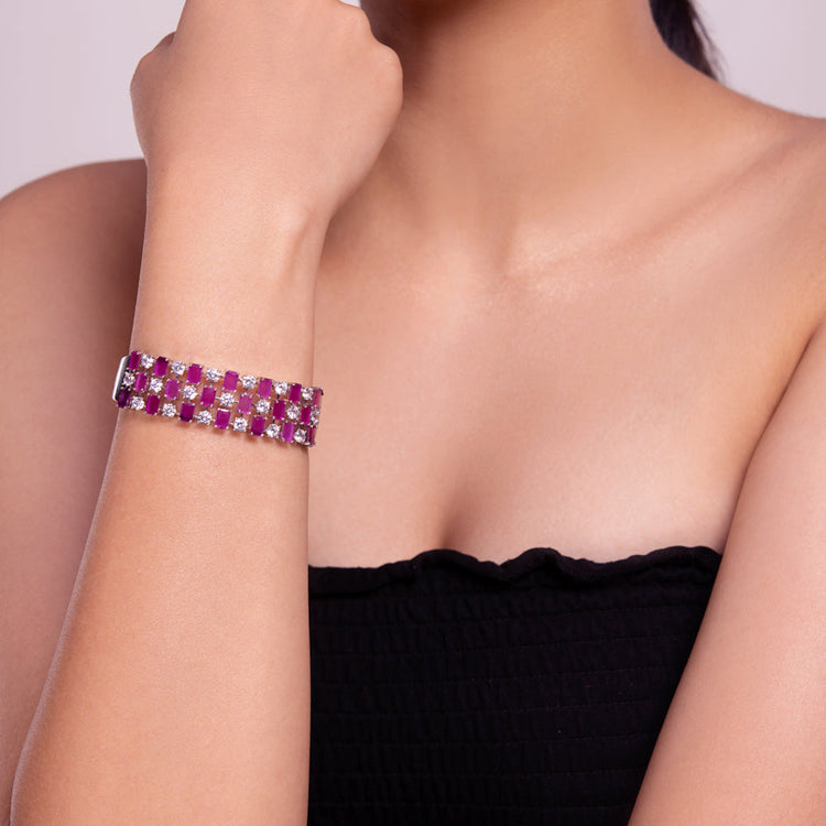 A New Pink Sapphire and Diamond Bracelet  Susan Rumfitt