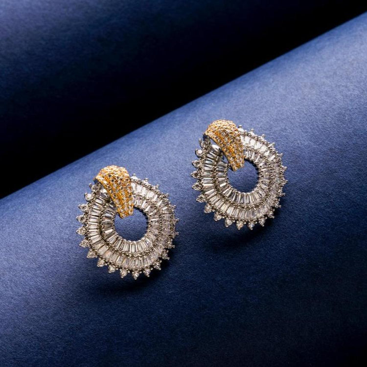 7 Stone Nakshatra Diamond Earrings