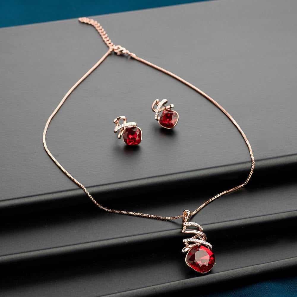 Cherry Pendant Set - BlingVine