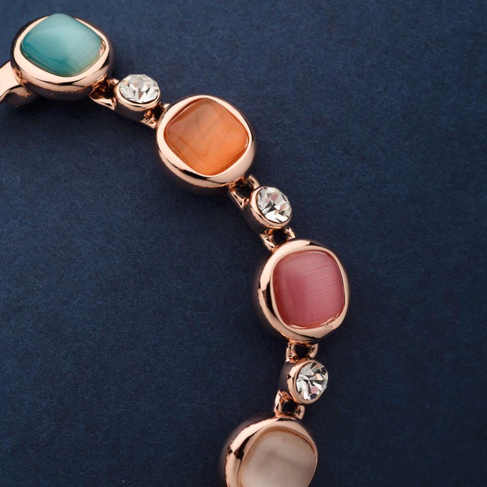 ColorPlay Multi Coloured Stone Bracelet - Blingvine