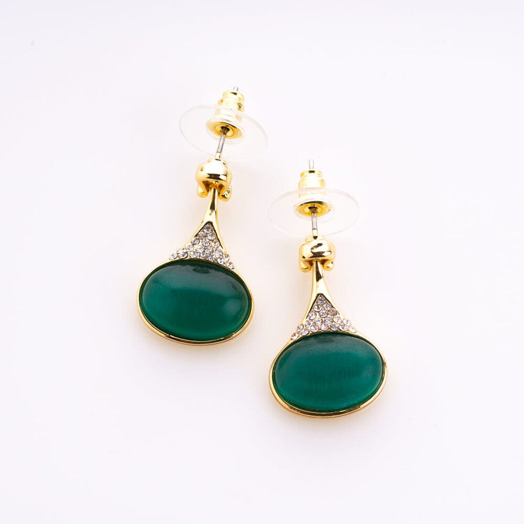 Emerald Elegance Pendant Set