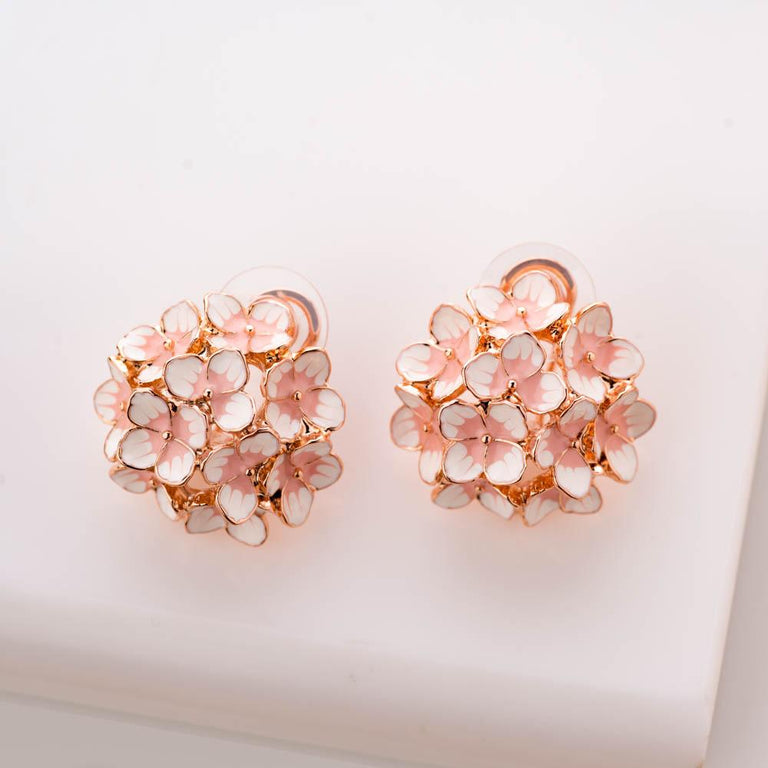 Blooming Crystal Flower Earrings – daisysay