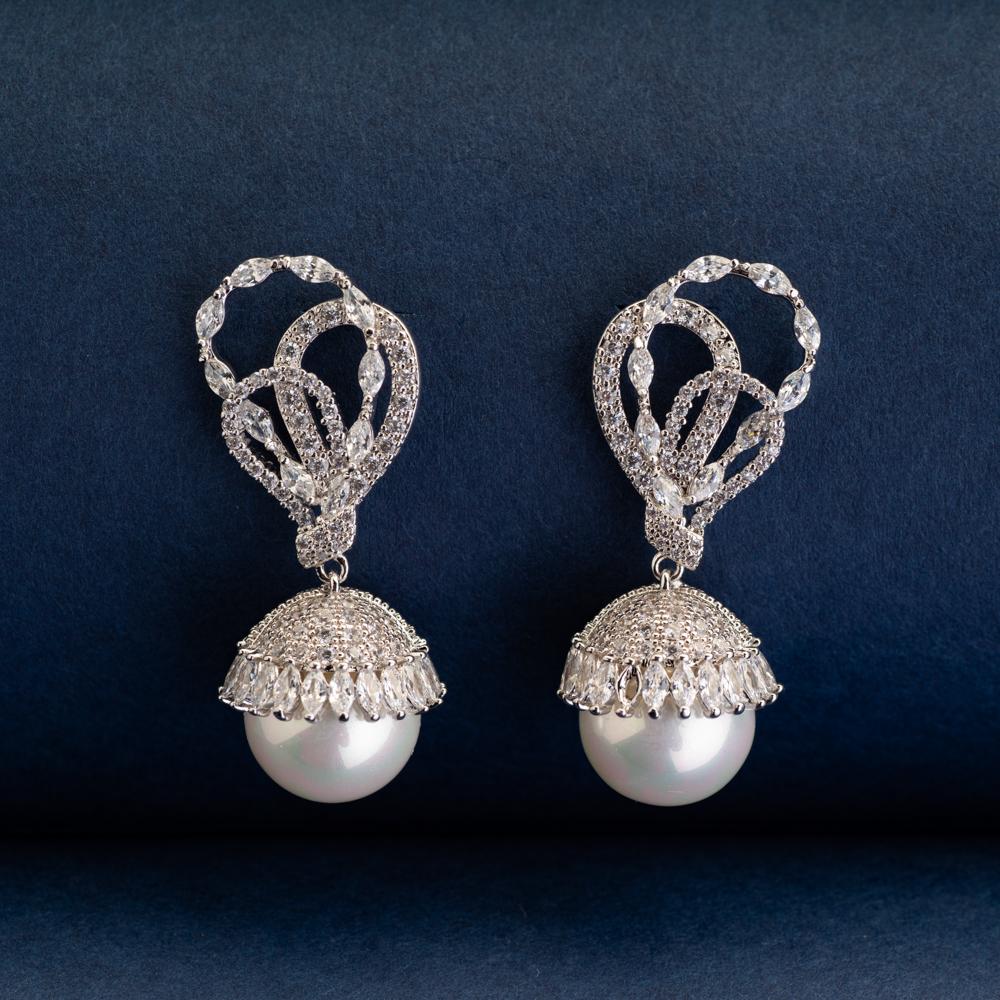 Full Moon Pearl Jhumka