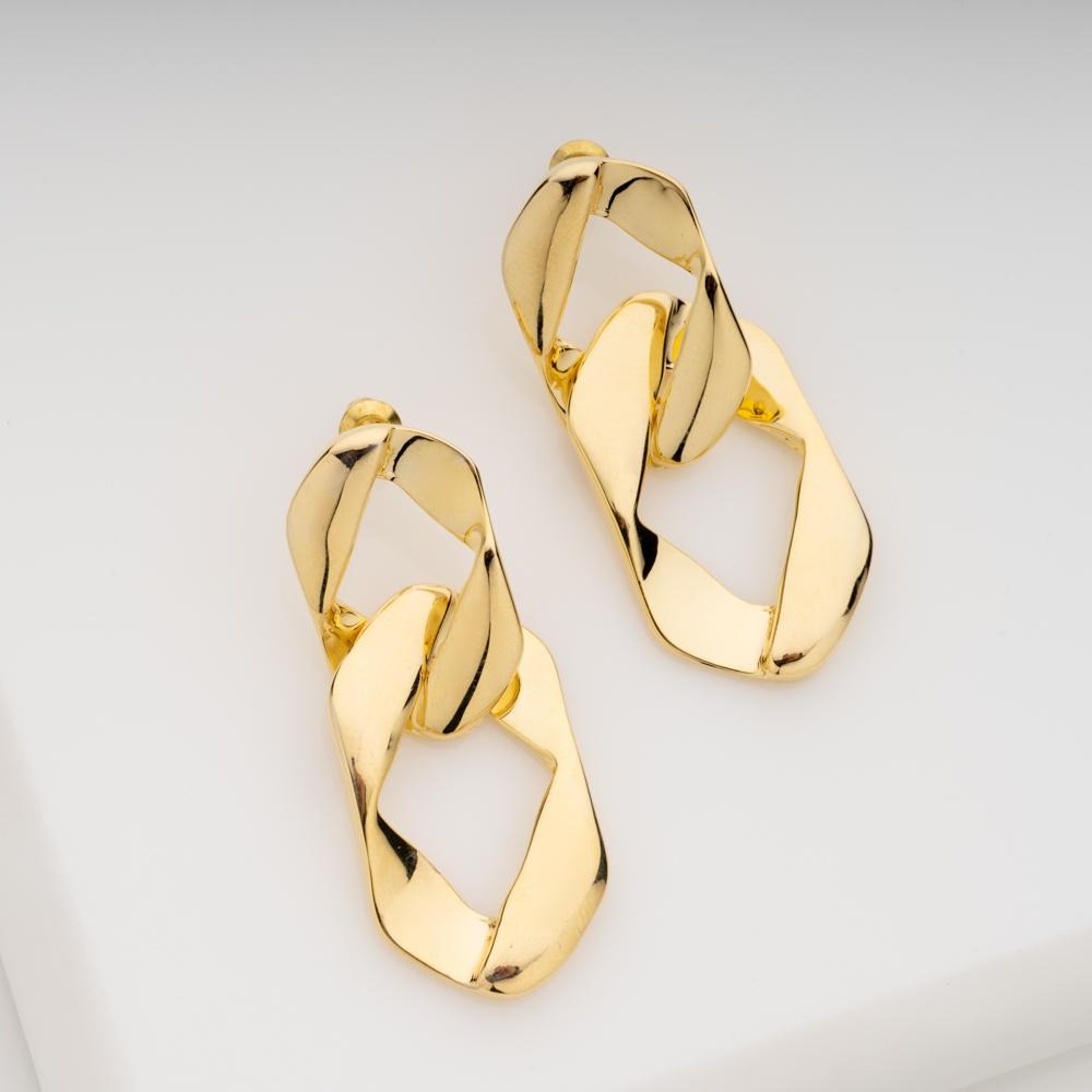 Golden Era Dangler Earrings - Blingvine Jewellery