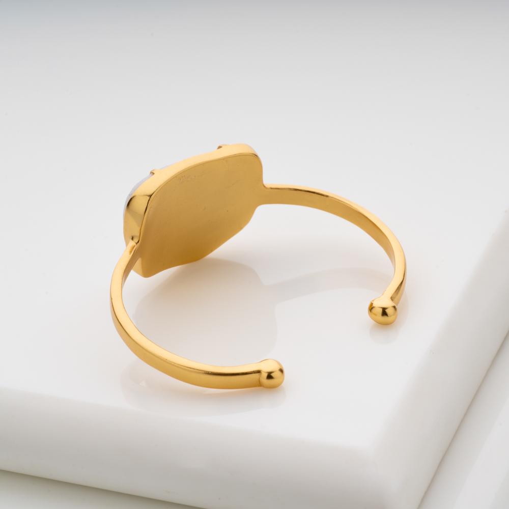 Buy Latest Cover Leaf Cuff Bracelet Golden/Silver Online- Kayazar