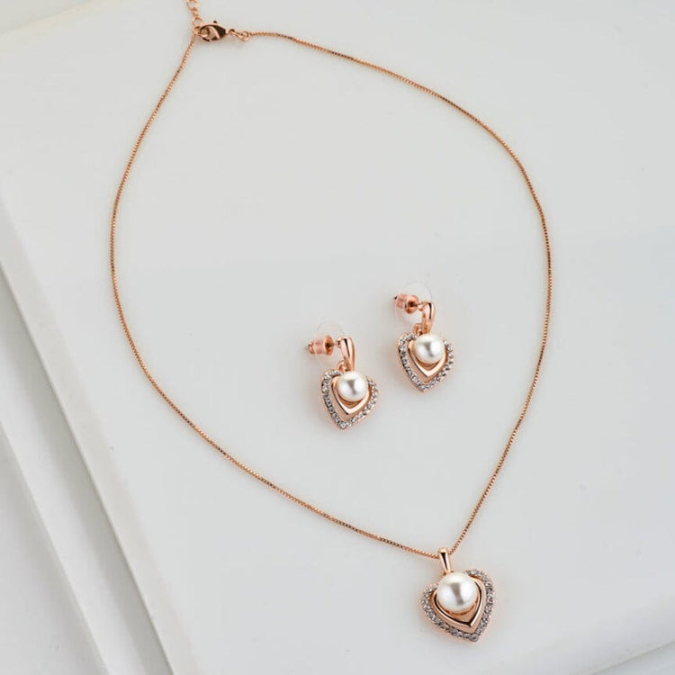 Heart Eyes Pendant Set