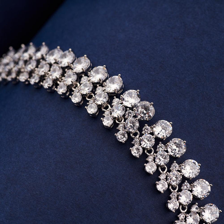 Cluster Diamonds Tennis Necklace (Unisex) – Unique Concepts NY