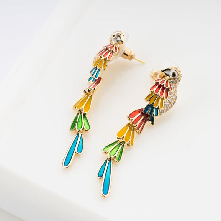 Macaw Designer Earrings