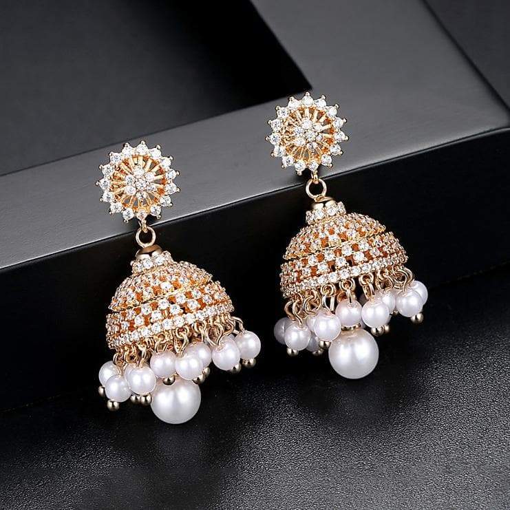 Accessorize London Womens Gold Filligree Jhumka Earring  Accessorize India