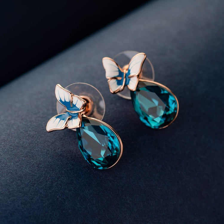 Monarch Butterfly Pendant Set - Blingvine Jewelry