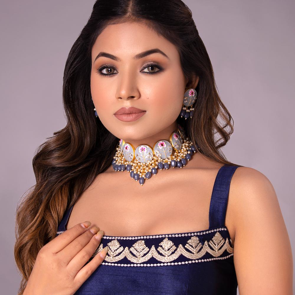 Naira Meenakari Luxury Necklace Set