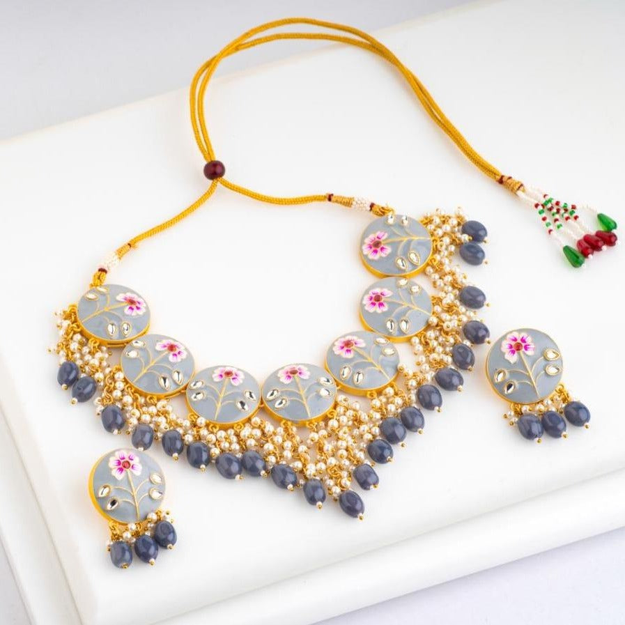 Naira Meenakari Luxury Necklace Set