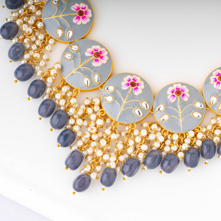 Naira Meenakari Luxury Necklace Set