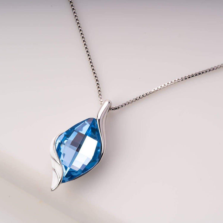 Natalia Serene Blue Pendant Necklace Set