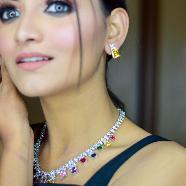 Dilamani Jewelry | Fancy Shape Diamond Necklace