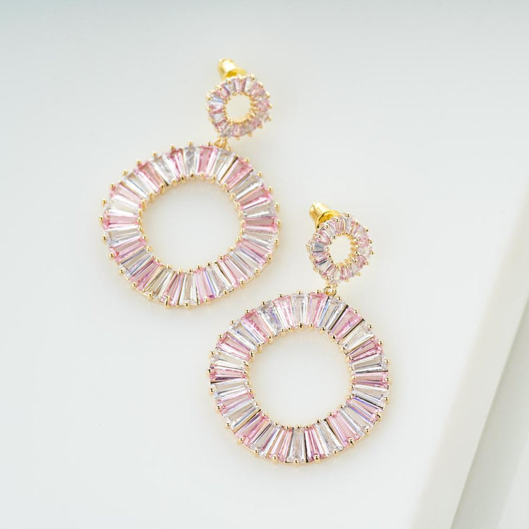 Pretty in Pink Dangler Earrings - Blingvine Jewellery
