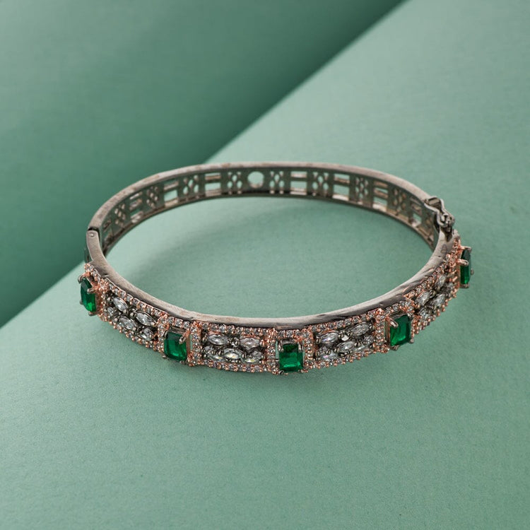 Green Bracelet - Green Bangle for Girls - Emerald Dream Bracelet by  Blingvine