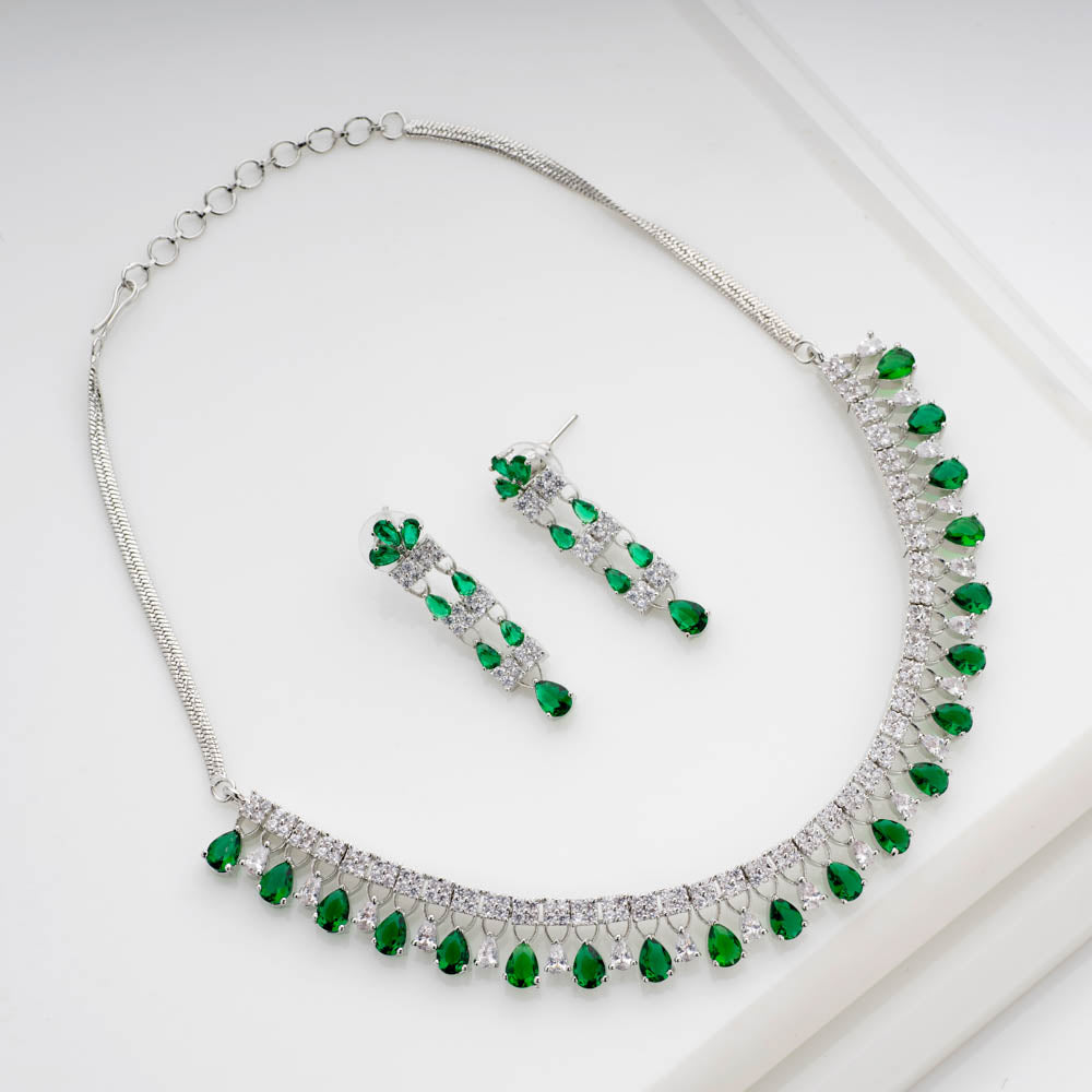 Elena Green Necklace Set