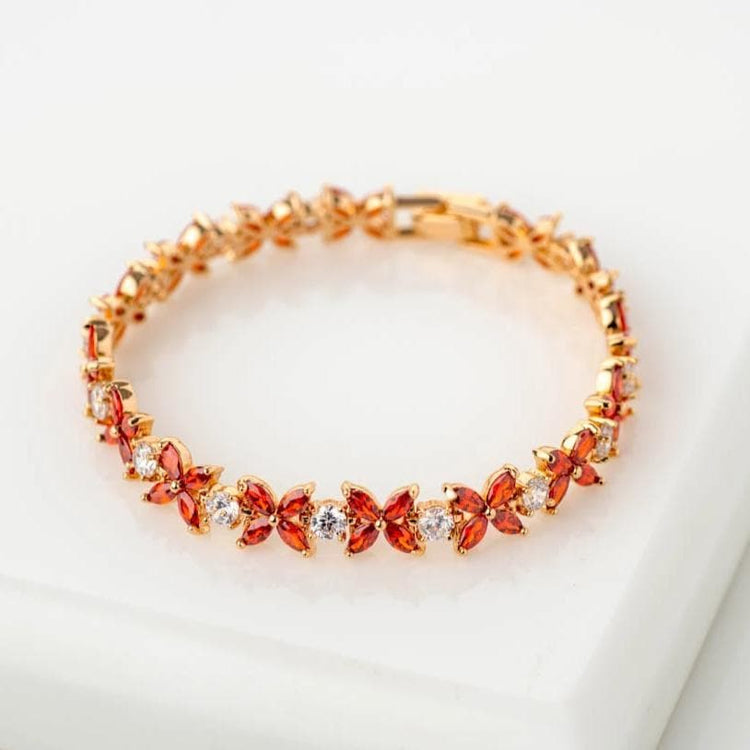 Red Garnet Natural Stone Bracelet – Sutra Wear
