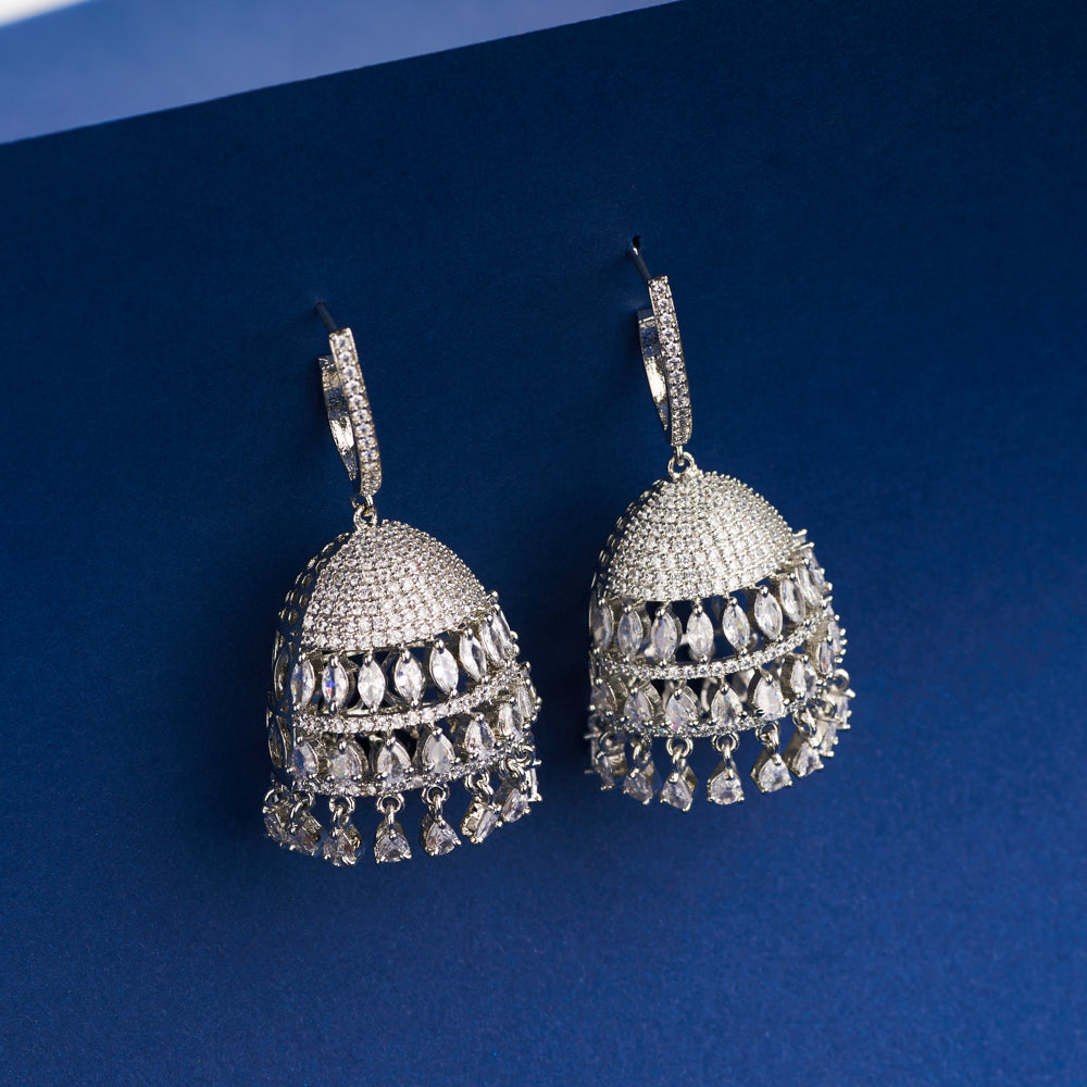 Diamond hot sale jhumkas cost