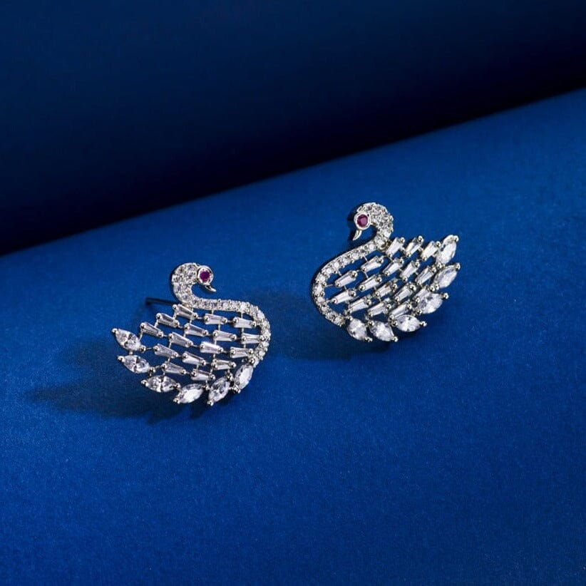 Sauntering Swan Studs