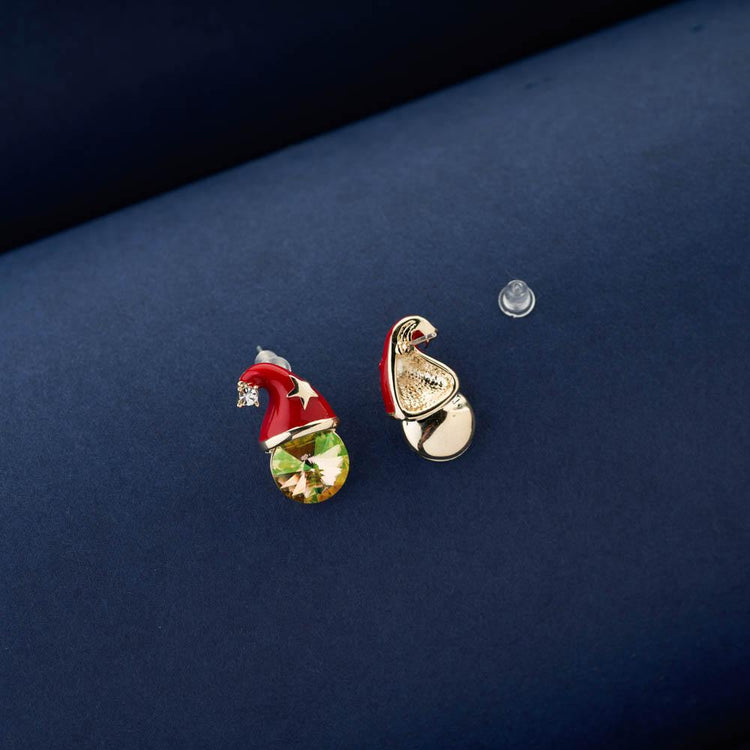 Secret Santa Stud Earrings - Blingvine Jewellery