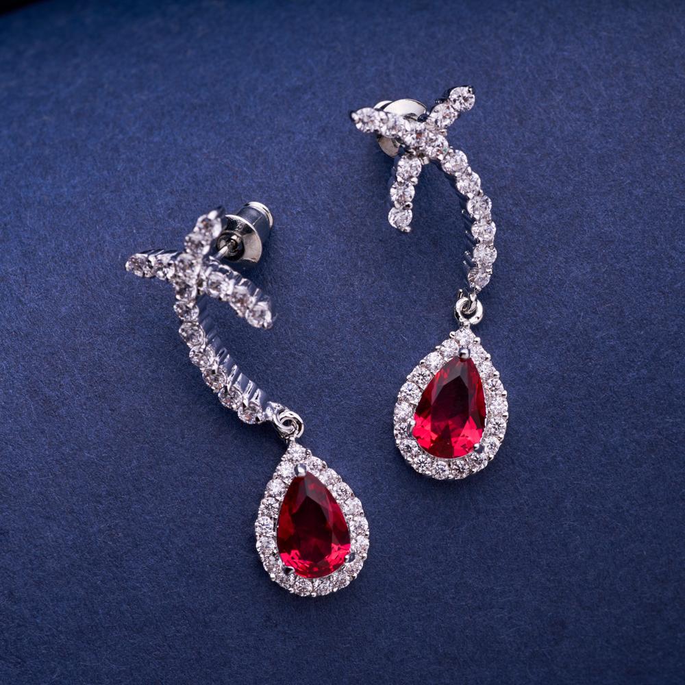 Senorita Necklace Set - Ruby Red