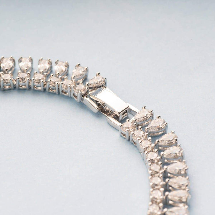 Sheen Crystal Necklace Set - BlingVine