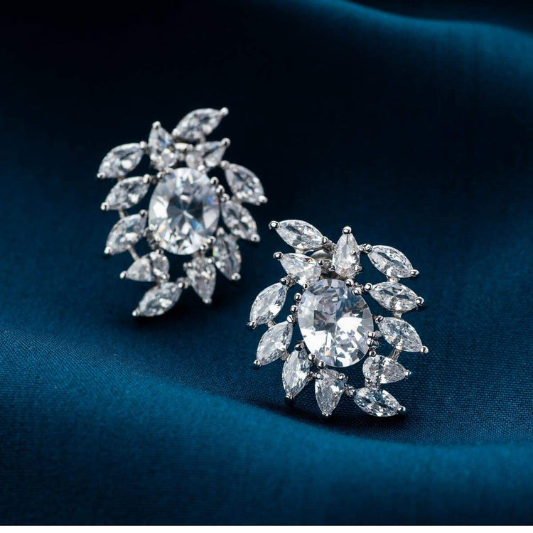 American Diamond Necklace Set Cz Stone Party Wear Premium Design Jewellery  at Rs 950/set | American Diamond Necklace in New Delhi | ID: 2851885186933