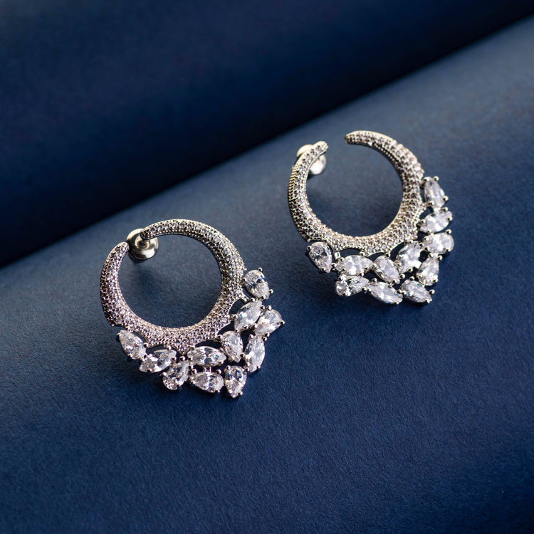 Starry Night Crystal Stud Earrings - Blingvine Jewelry