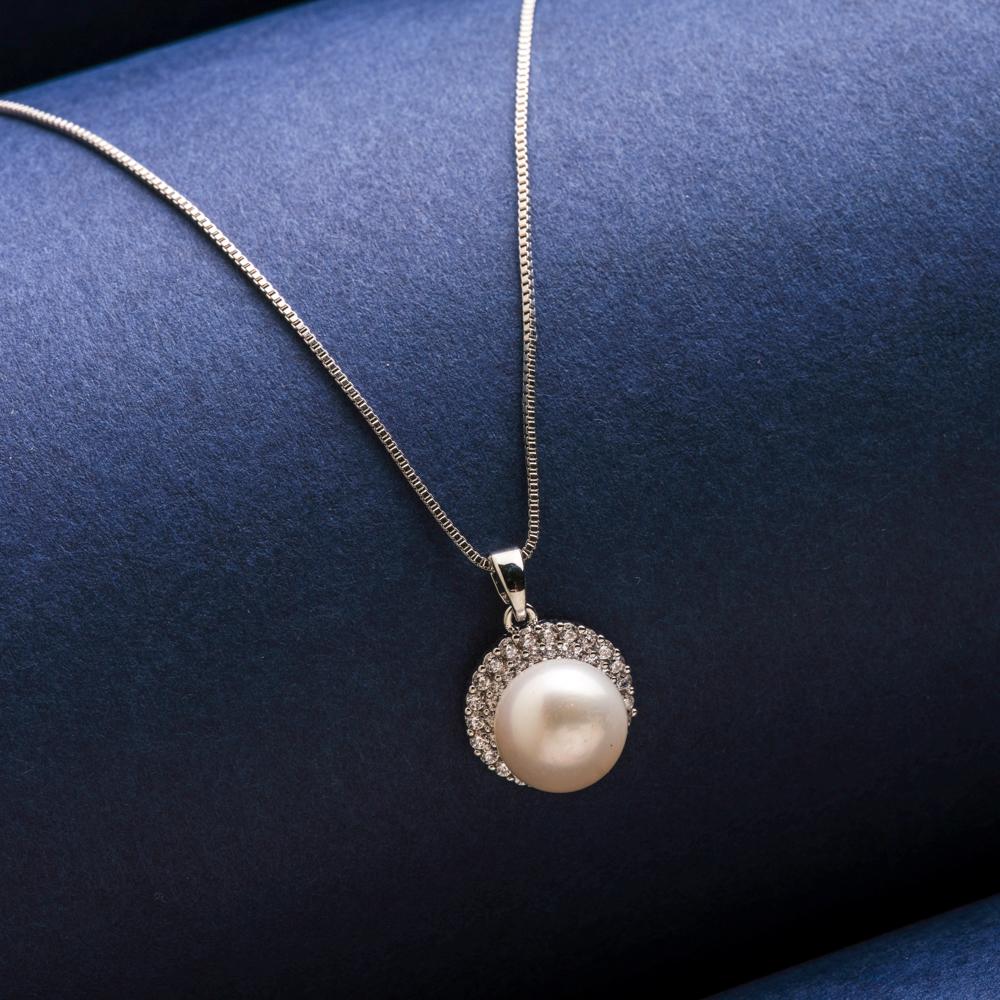 Toshi Pearl Pendant Necklace Set - Blingvine Jewellery